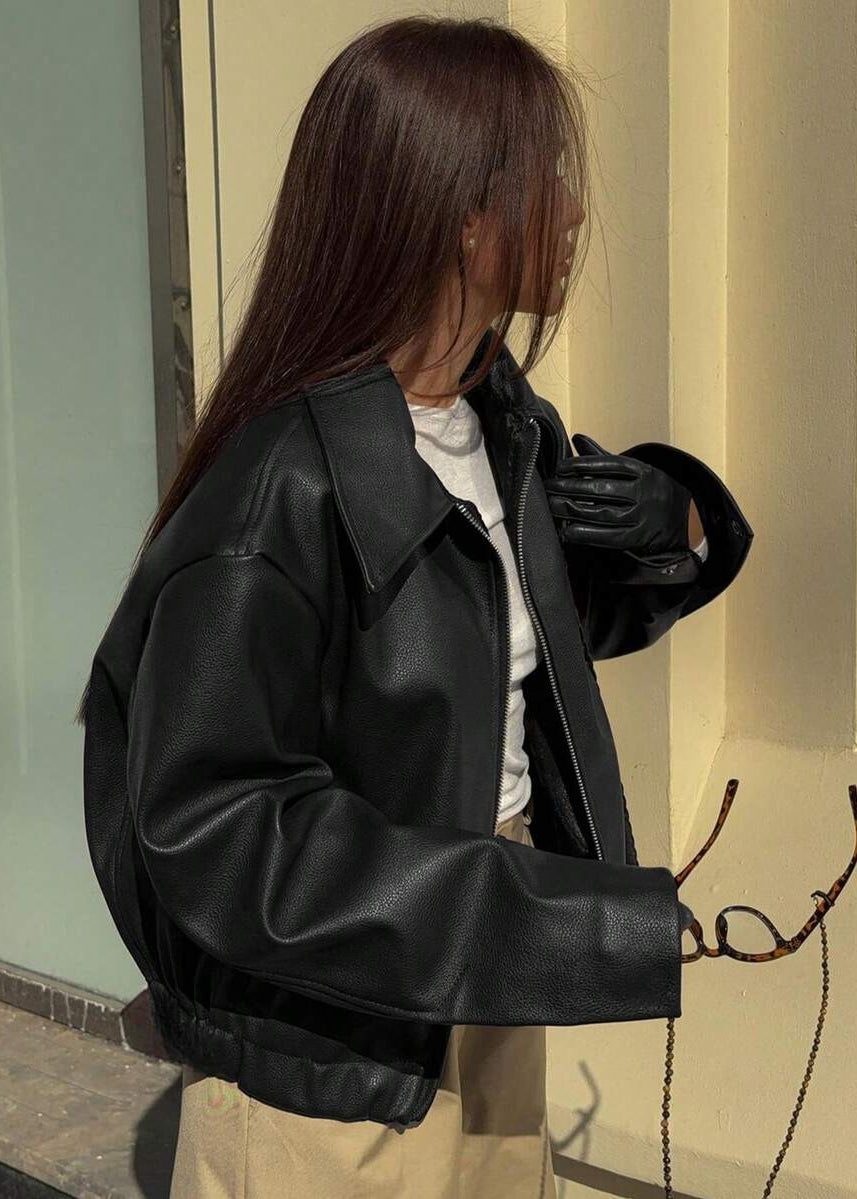 Linéa – Veste en Cuir