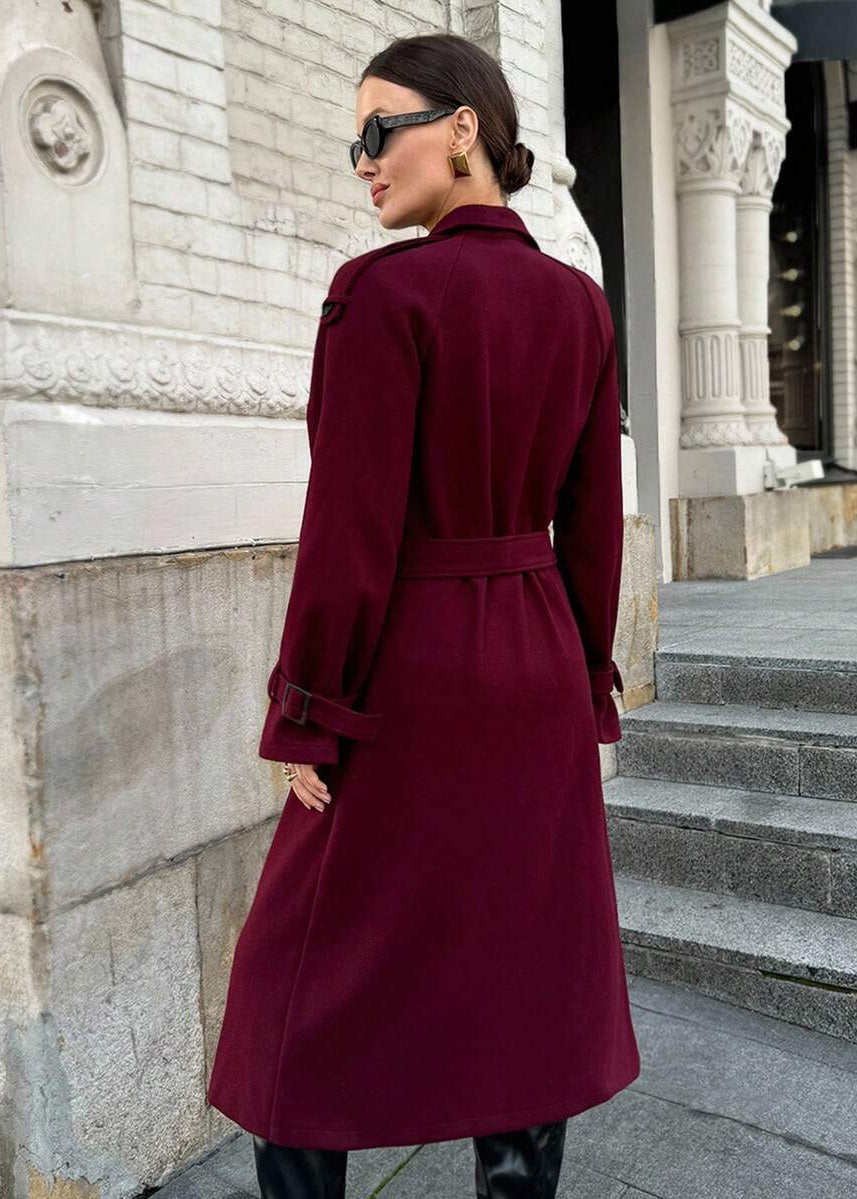 Clara Coat – Rouge Grenat