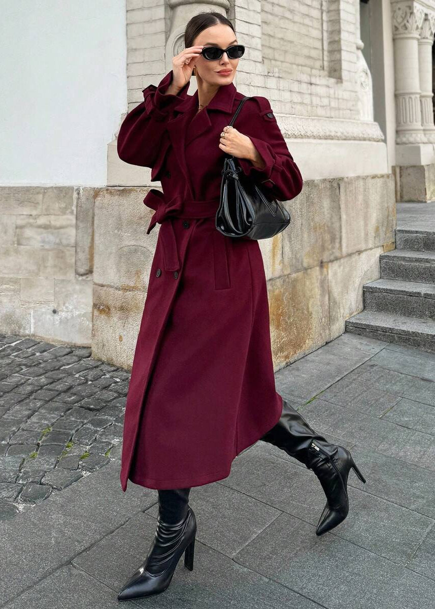 Clara Coat – Rouge Grenat