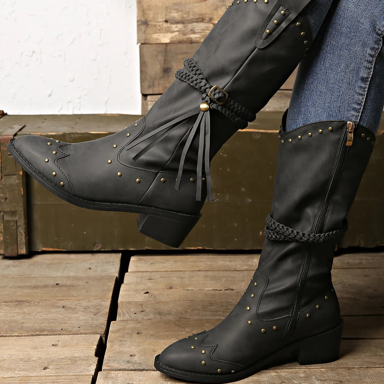 Bottes Texas – Esprit Western Élégant