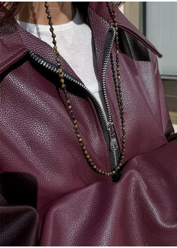 Linéa – Veste en Cuir