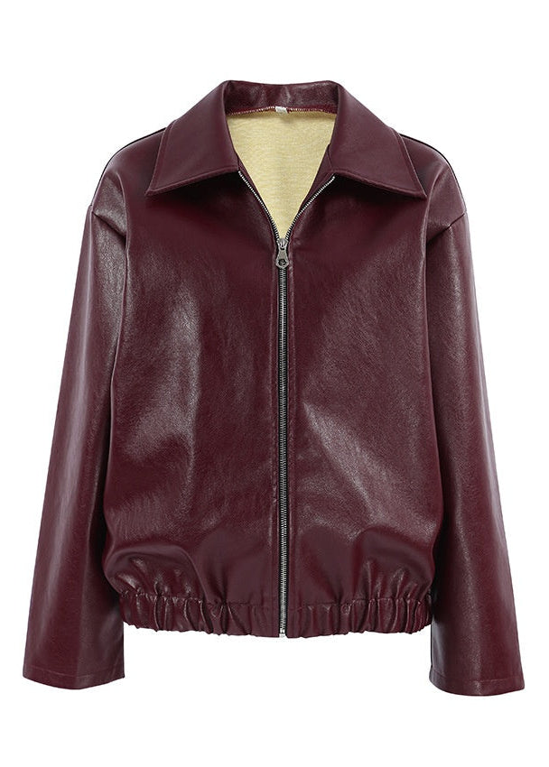 Linéa – Veste en Cuir