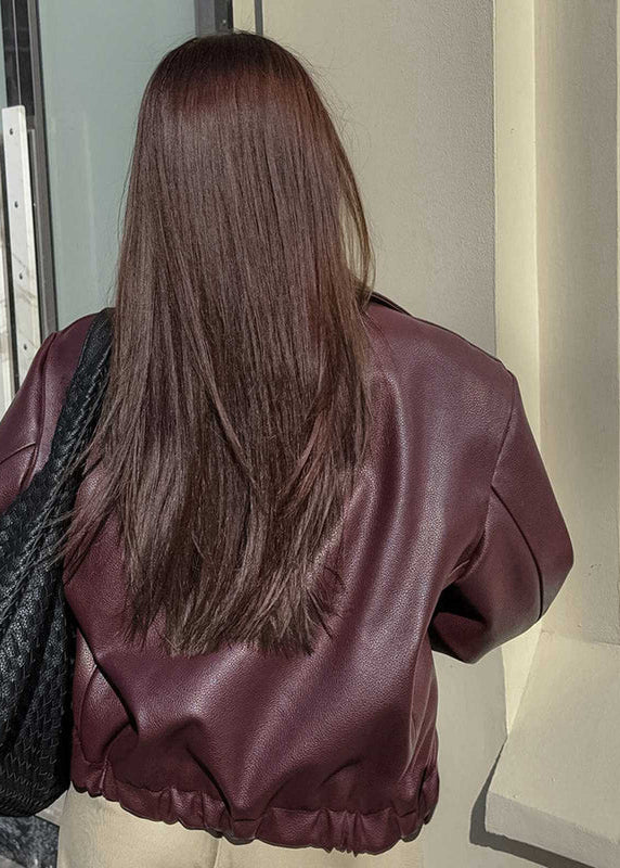 Linéa – Veste en Cuir