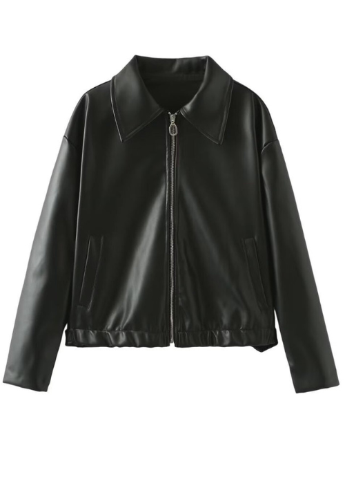 Linéa – Veste en Cuir