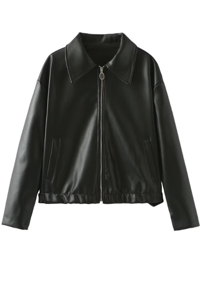 Linéa – Veste en Cuir