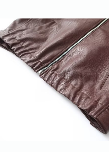 Linéa – Veste en Cuir