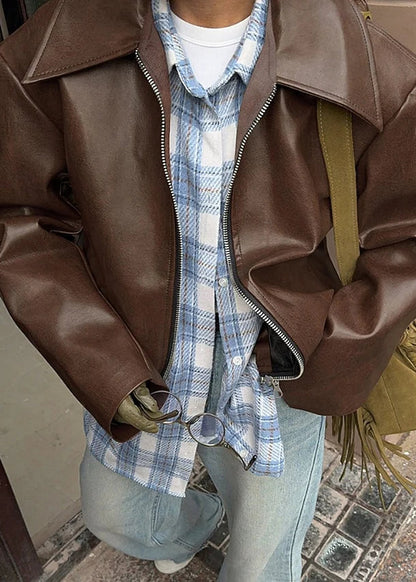 Linéa – Veste en Cuir